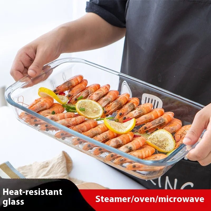 Plat à Four en Verre avec Couvercle – Antiadhésif, Du Congélateur au Four, 21 Formats - Cuisine Chez Nadine