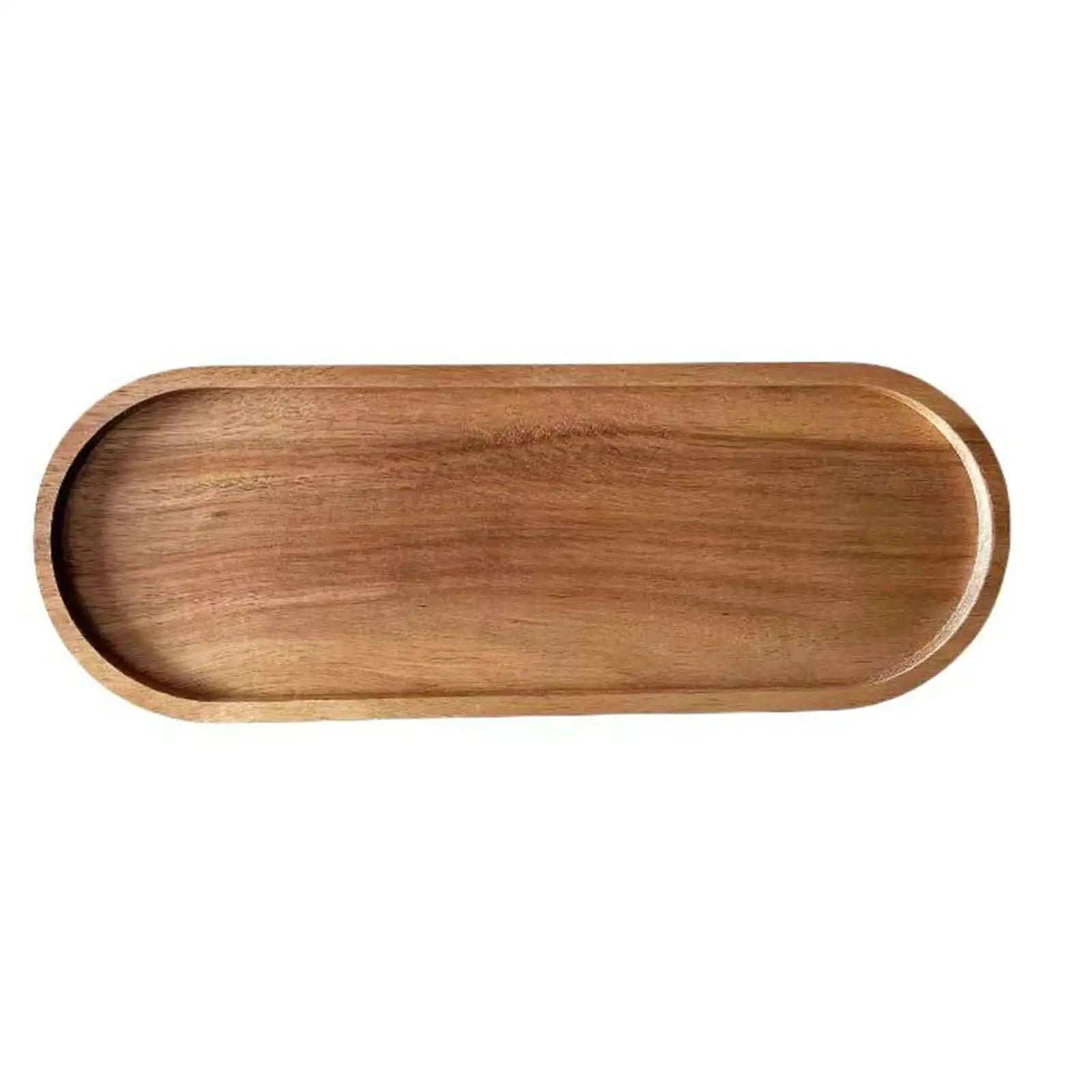 Plateau de service en bois - Assiette pour petit - déjeuner, desserts, thé et décoration de table - Cuisine Chez Nadine