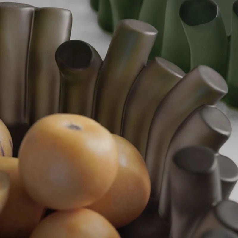 Plateau Décoratif Minimaliste Créatif - Coupe à Fruits et Organisateur Élégant pour Table et Maison - Cuisine Chez Nadine
