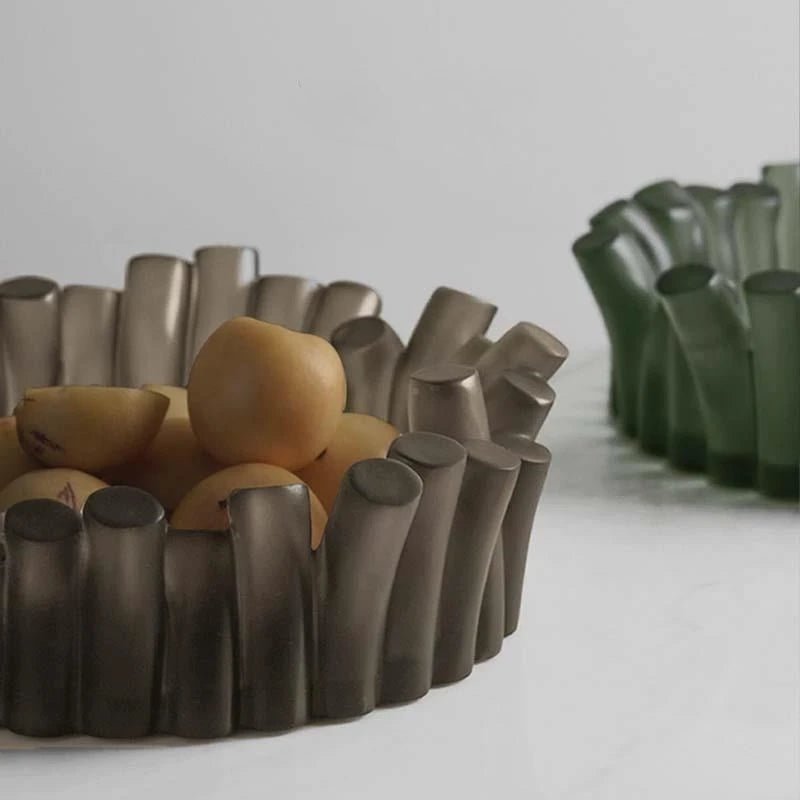 Plateau Décoratif Minimaliste Créatif - Coupe à Fruits et Organisateur Élégant pour Table et Maison - Cuisine Chez Nadine