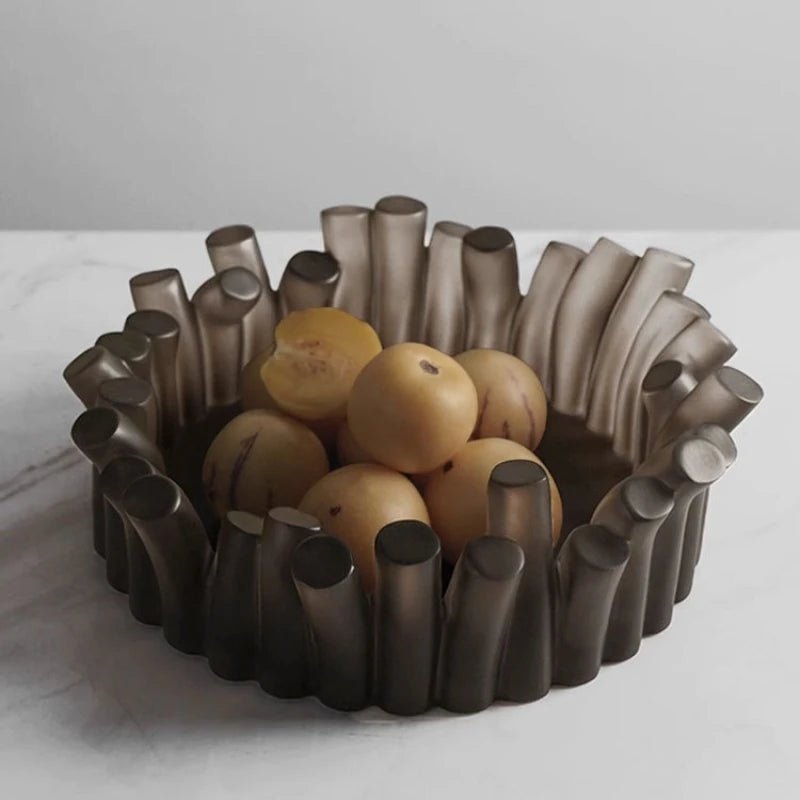 Plateau Décoratif Minimaliste Créatif - Coupe à Fruits et Organisateur Élégant pour Table et Maison - Cuisine Chez Nadine