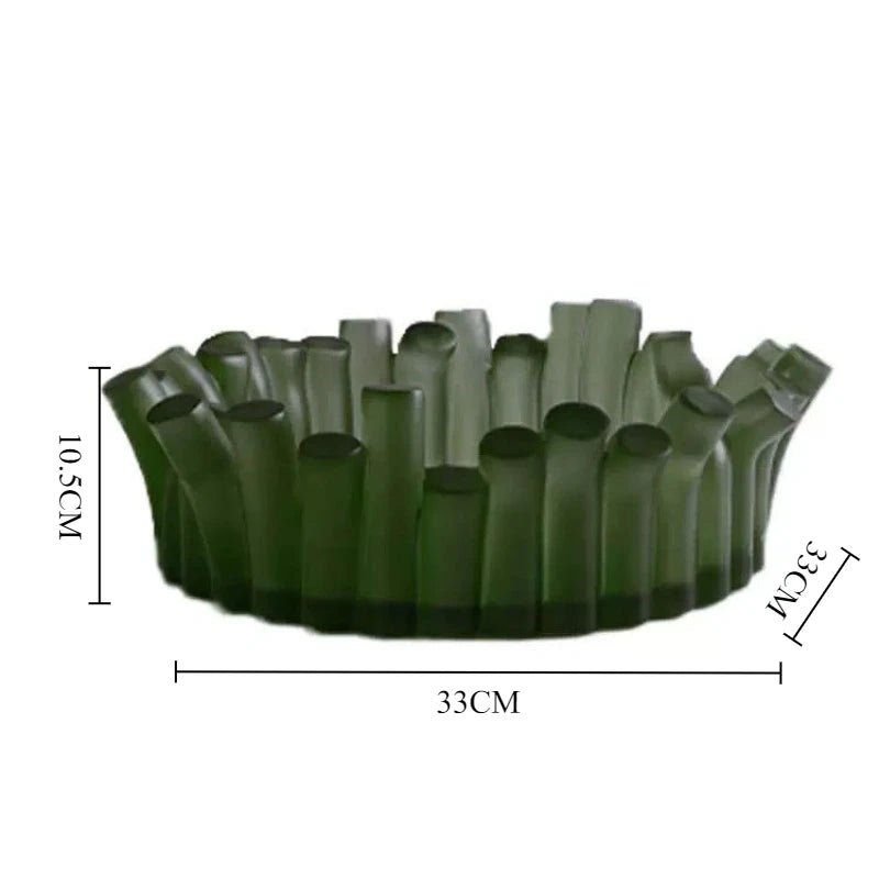 Plateau Décoratif Minimaliste Créatif - Coupe à Fruits et Organisateur Élégant pour Table et Maison - Cuisine Chez Nadine