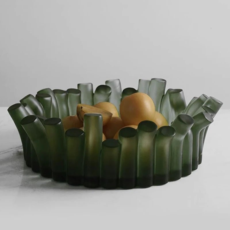 Plateau Décoratif Minimaliste Créatif - Coupe à Fruits et Organisateur Élégant pour Table et Maison - Cuisine Chez Nadine