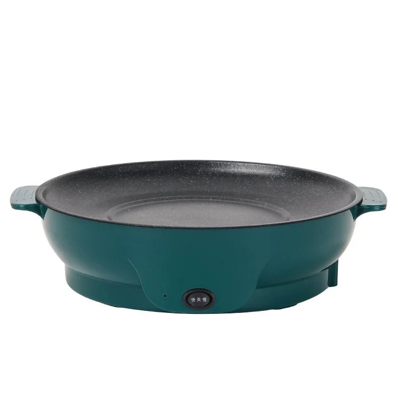 Poêle Électrique Multifonction 220V - Cuiseur Antiadhésif pour Barbecue, Steaks, Poissons et Omelettes - Cuisine Chez Nadine