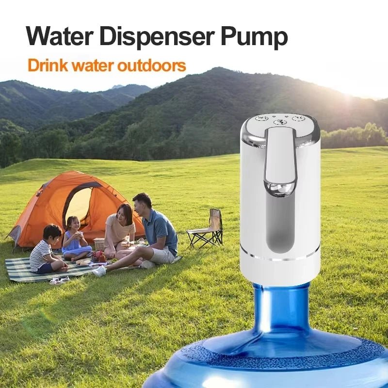 Pompe à Eau Électrique USB pour Bonbonne - Distributeur d'Eau Portable pour Maison, Bureau et Extérieur - Cuisine Chez Nadine