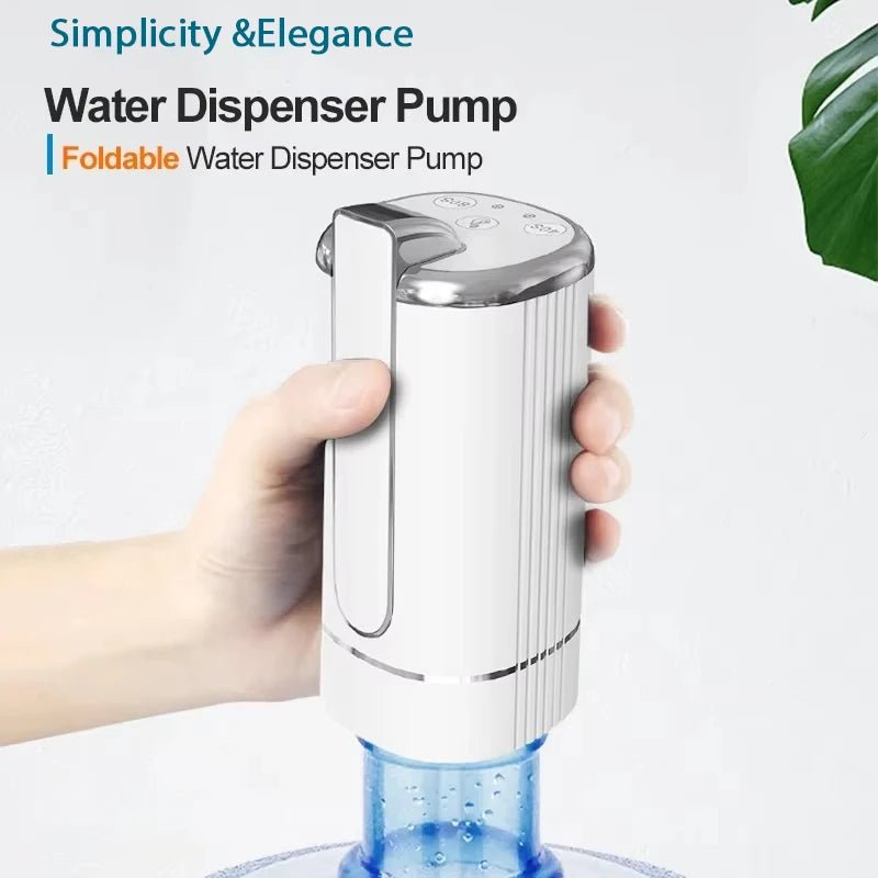 Pompe à Eau Électrique USB pour Bonbonne - Distributeur d'Eau Portable pour Maison, Bureau et Extérieur - Cuisine Chez Nadine