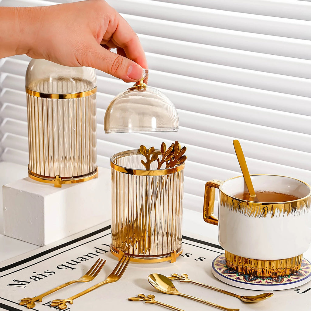 Porte - Couverts Organiseur pour Cuillères et Fourchettes - Range - Ustensiles et Boîte de Rangement pour Cuisine et Table - Cuisine Chez Nadine