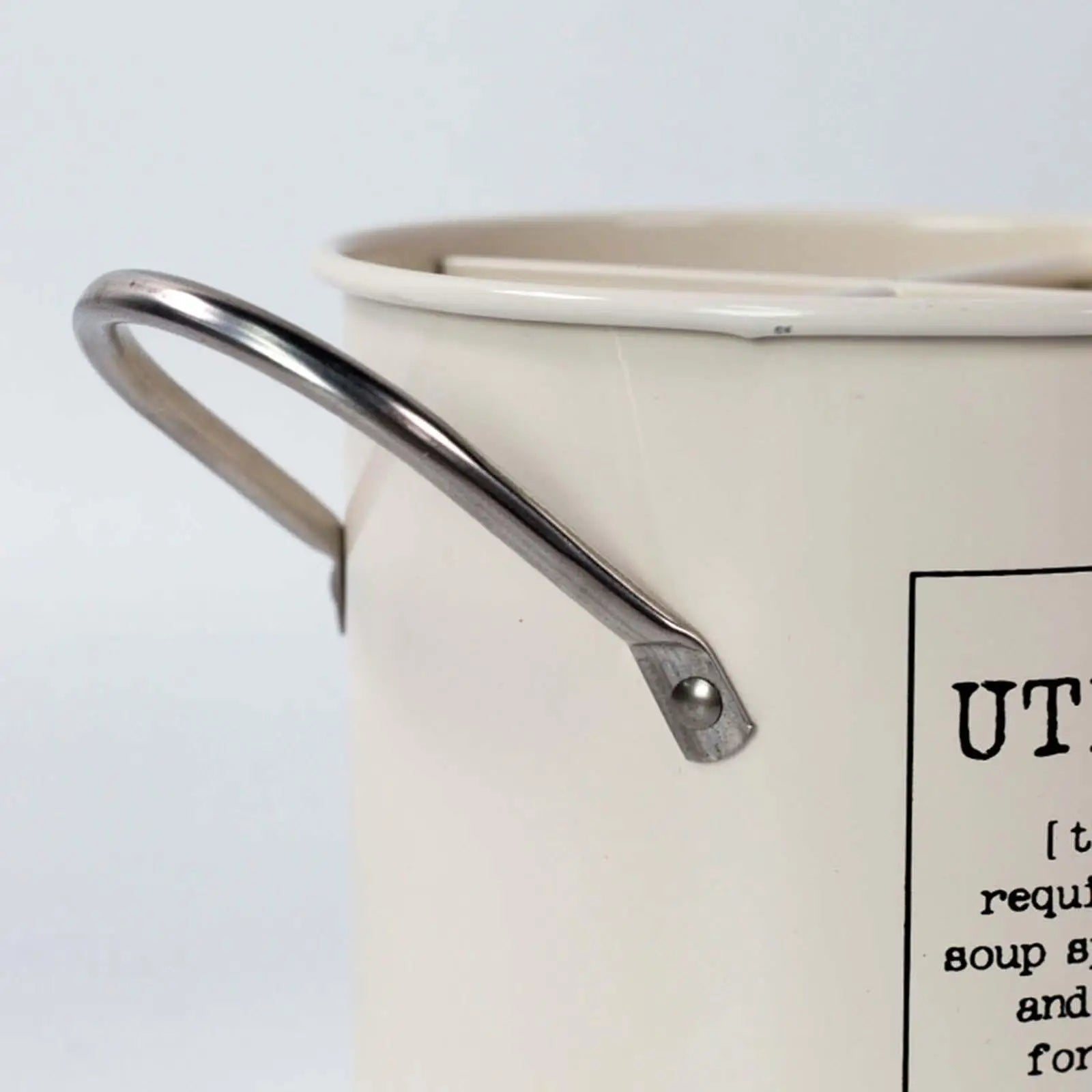 Porte - Ustensiles Multifonctionnel en Métal - Organisateur Couverts 4 Compartiments pour Cuisine - Cuisine Chez Nadine