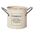 Porte - Ustensiles Multifonctionnel en Métal - Organisateur Couverts 4 Compartiments pour Cuisine - Cuisine Chez Nadine