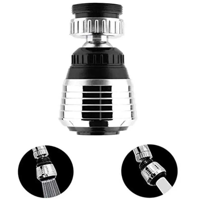 Prolongateur de Robinet Rotatif 360° avec 2 Modes et Haute Pression - Économiseur d'Eau pour Cuisine et Salle de Bain - Cuisine Chez Nadine