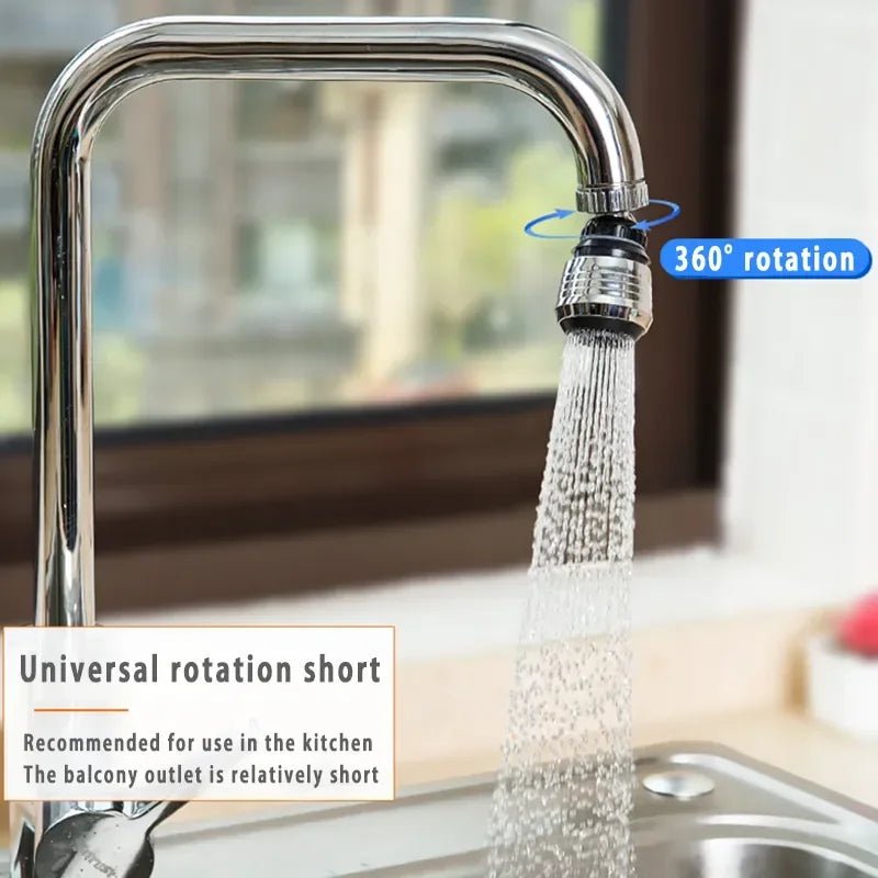 Prolongateur de Robinet Rotatif 360° avec 2 Modes et Haute Pression - Économiseur d'Eau pour Cuisine et Salle de Bain - Cuisine Chez Nadine