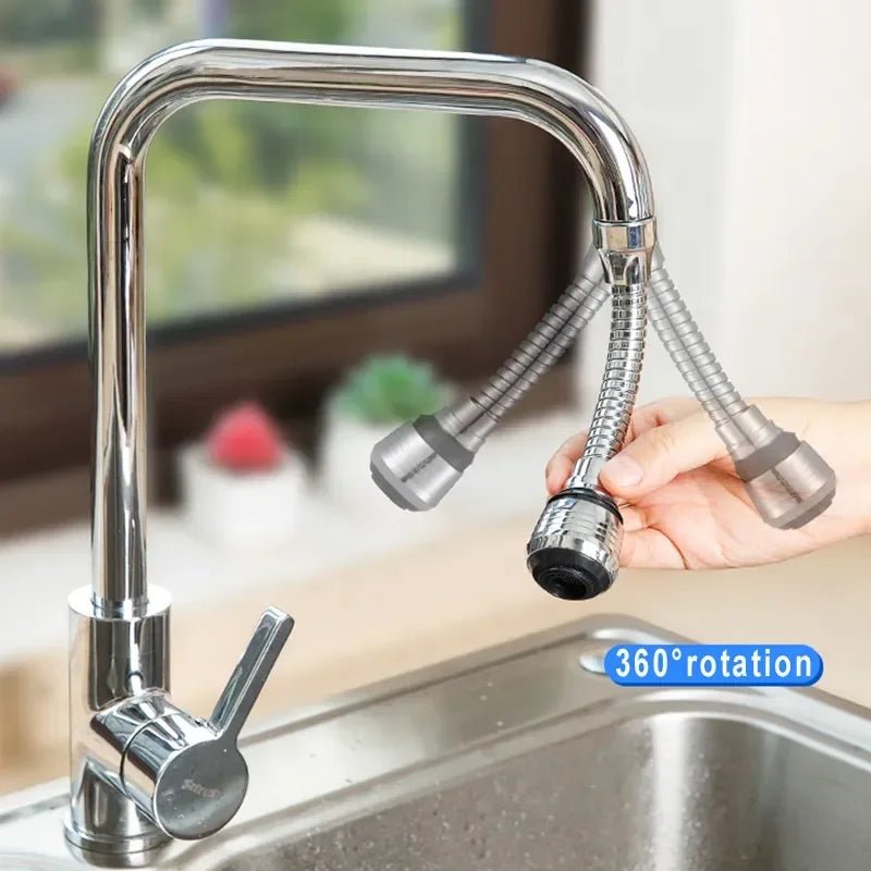 Prolongateur de Robinet Rotatif 360° avec 2 Modes et Haute Pression - Économiseur d'Eau pour Cuisine et Salle de Bain - Cuisine Chez Nadine