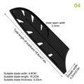 Protège - Lames pour Couteaux de Cuisine 3 - 8 Pouces - Étuis Plastique Noir Protecteurs de Lame Accessoire Sécurité - Cuisine Chez Nadine