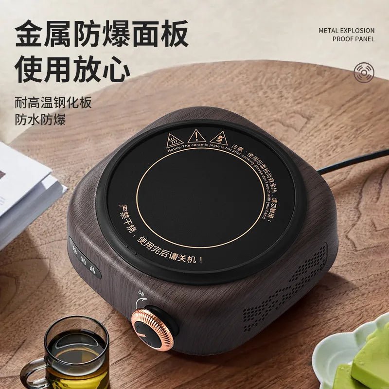 Réchaud Électrique en Céramique pour Thé - Plaque Chauffante Silencieuse avec Bouton Latéral - Cuisine Chez Nadine