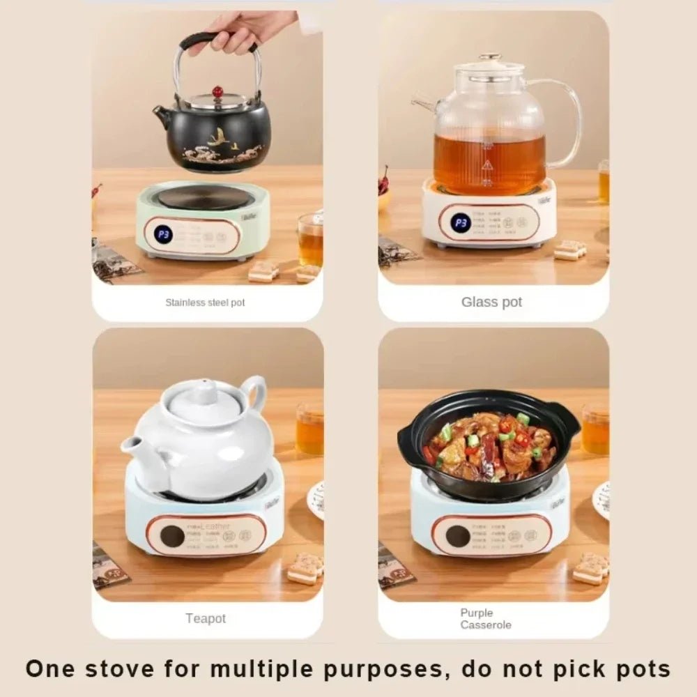 Réchaud Électrique Multifonction 500W - Base Chauffante Ajustable pour Café et Cuisine - Cuisine Chez Nadine
