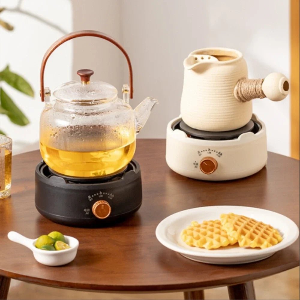 Réchaud Électrique Multifonction 500W - Base Chauffante Ajustable pour Café et Cuisine - Cuisine Chez Nadine