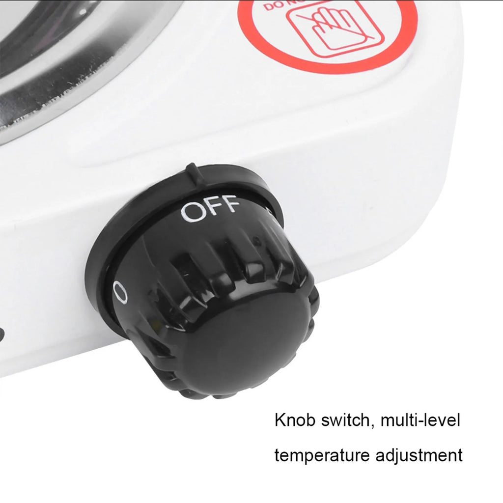 Réchaud Électrique Portable 1000W en Acier Inoxydable - Plaque de Cuisson Simple - Cuisine Chez Nadine