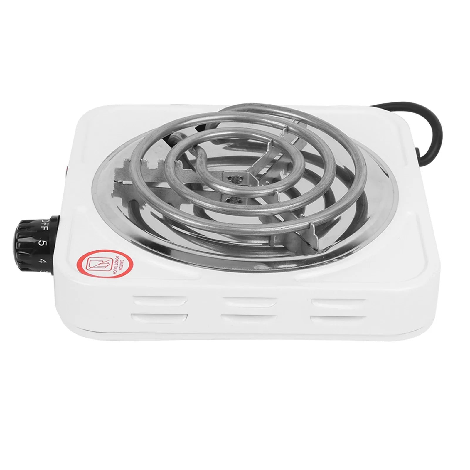 Réchaud Électrique Portable 1000W en Acier Inoxydable - Plaque de Cuisson Simple - Cuisine Chez Nadine