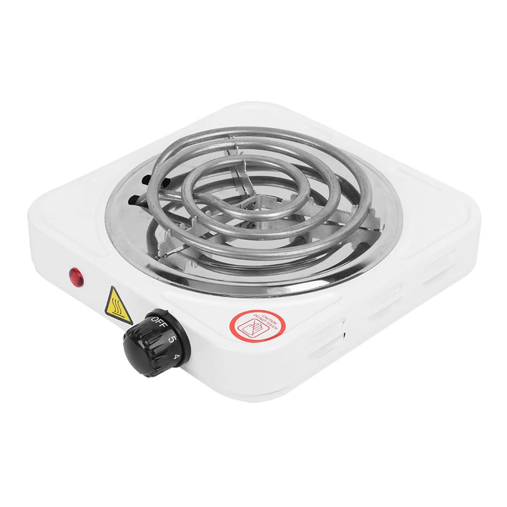 Réchaud Électrique Portable 1000W - Plaque Chauffante Simple en Acier Inoxydable - Cuisine Chez Nadine