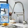 Robinet de Cuisine en Inox – Douchette Extractible, Pivotant 360°, 6 Finitions - Cuisine Chez Nadine