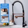 Robinet de Cuisine en Inox – Douchette Extractible, Pivotant 360°, 6 Finitions - Cuisine Chez Nadine