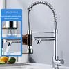 Robinet de Cuisine en Inox – Douchette Extractible, Pivotant 360°, 6 Finitions - Cuisine Chez Nadine