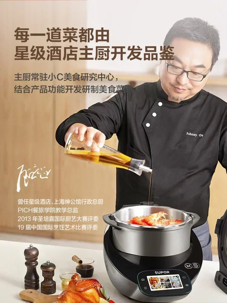 Robot de Cuisine Intelligent SUPOR Master Chef 5L - Stir - Fry Automatique Multifonction 220V - Cuisine Chez Nadine