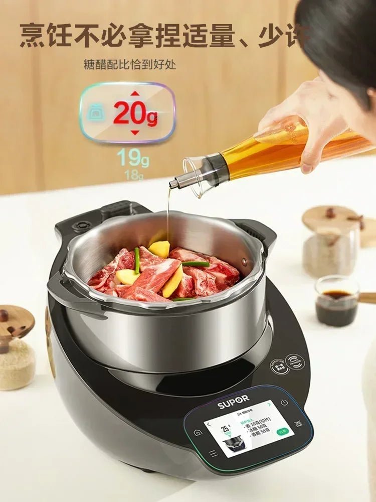 Robot de Cuisine Intelligent SUPOR Master Chef 5L - Stir - Fry Automatique Multifonction 220V - Cuisine Chez Nadine