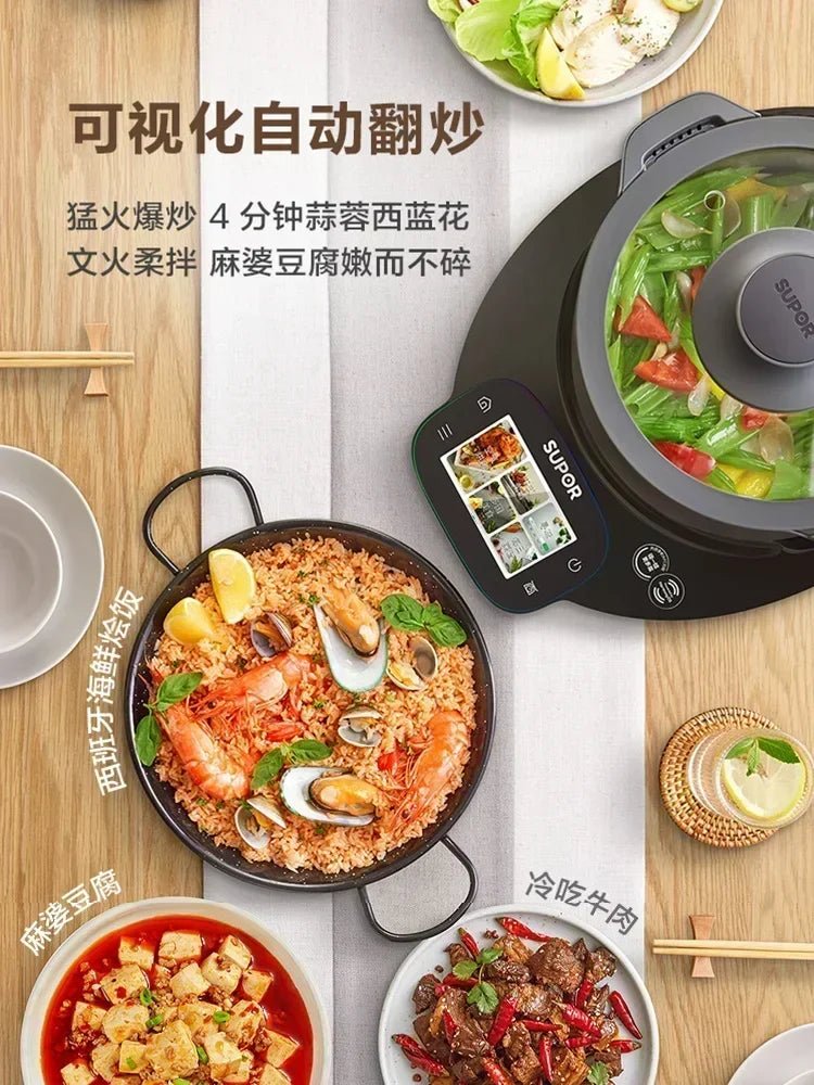 Robot de Cuisine Intelligent SUPOR Master Chef 5L - Stir - Fry Automatique Multifonction 220V - Cuisine Chez Nadine