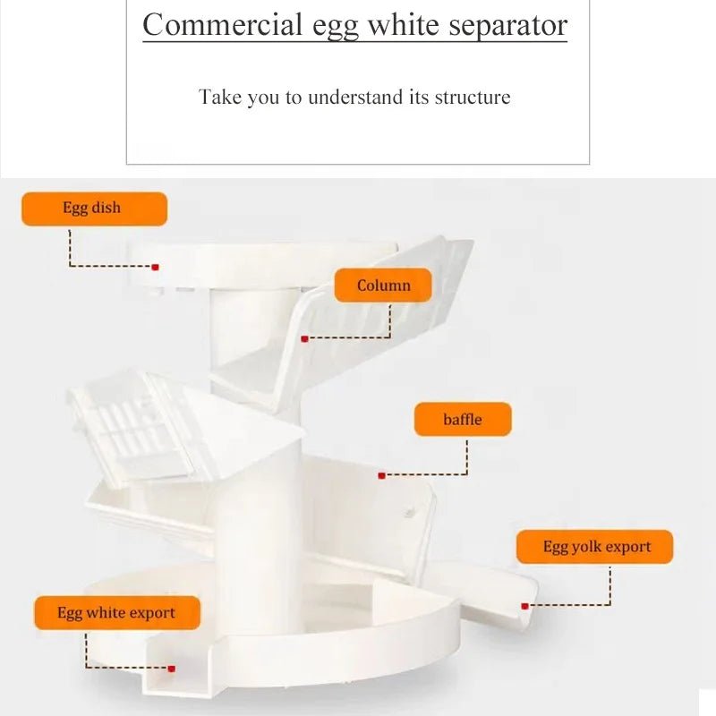 Séparateur de Blancs d’Œufs Commercial – Machine Électrique pour Pâtisserie et Restauration - Cuisine Chez Nadine