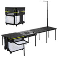 Station de Cuisine Extérieure Multifonctionnelle Réchaud Portable Tables Pliantes Organisateur de Rangement Pique - nique BBQ Plage Voyage Camping - Cuisine Chez Nadine