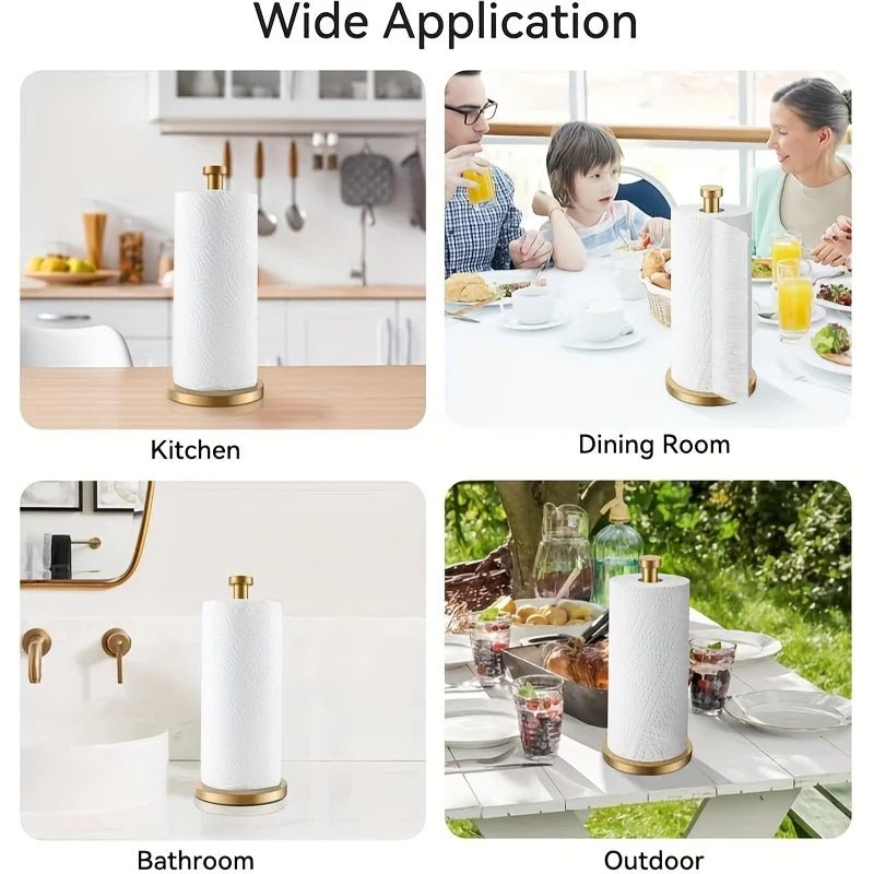 Support à essuie - tout sur pied en acier inoxydable - Design moderne pour cuisine - Cuisine Chez Nadine