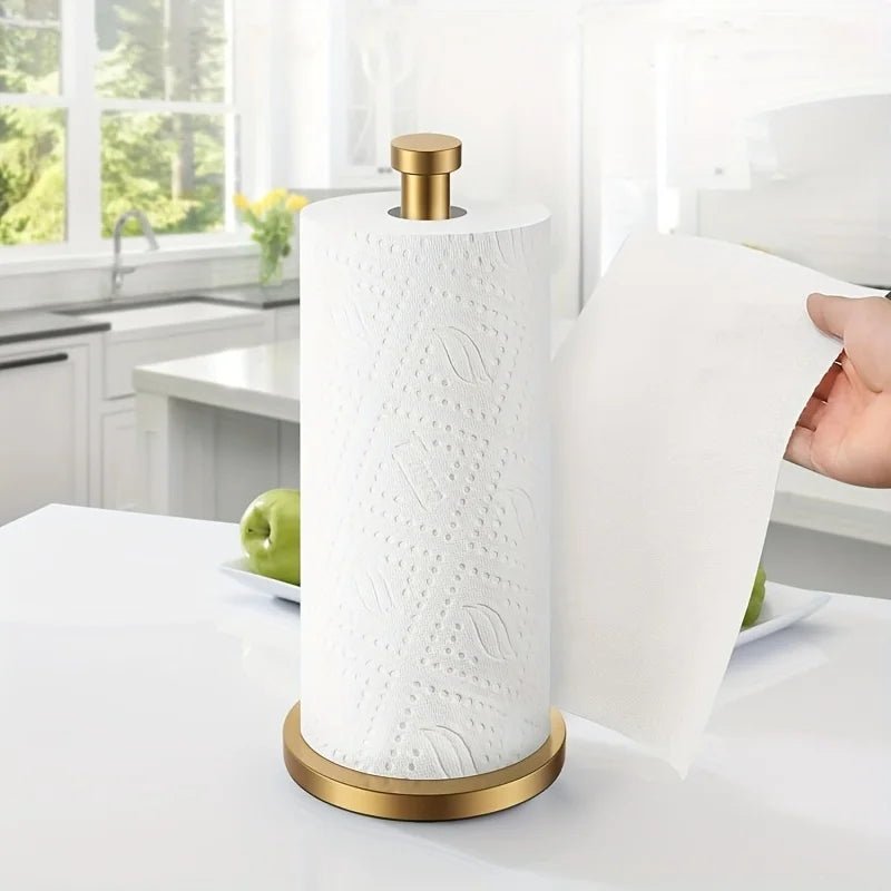 Support à essuie - tout sur pied en acier inoxydable - Design moderne pour cuisine - Cuisine Chez Nadine
