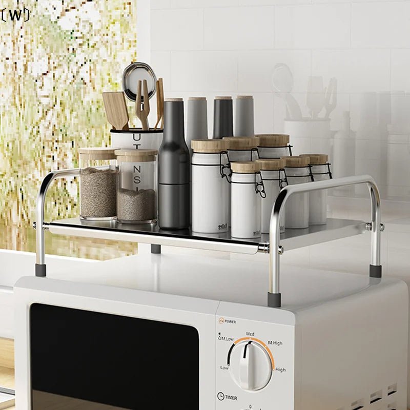 Support de Cuisinière à Induction en Acier Inoxydable Multifonctionnel sur Pied - Étagère pour Plaque de Cuisson et Cuisinière à Gaz - Cuisine Chez Nadine