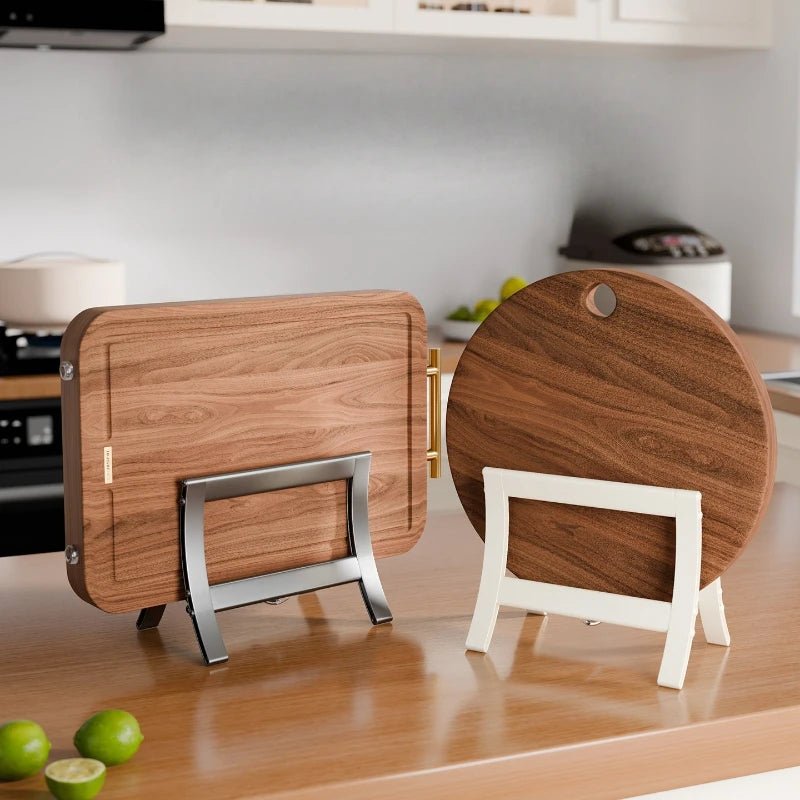 Support de rangement multifonctionnel pour planches à découper en aluminium - Étagère intégrée pour cuisine - Cuisine Chez Nadine