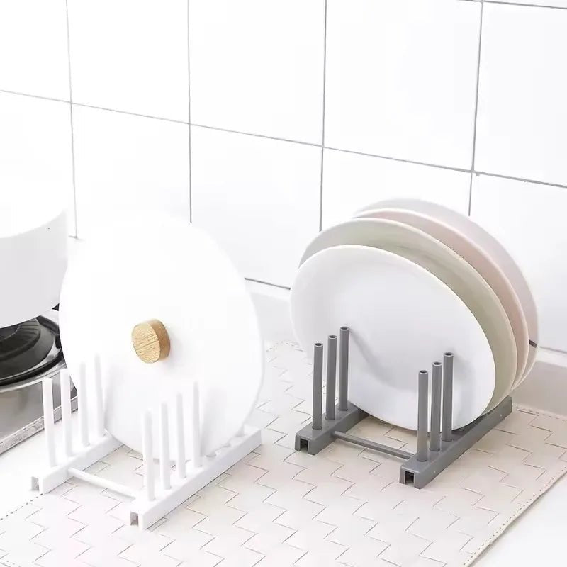 Support de Rangement pour Couvercles et Ustensiles de Cuisine - Organisateur Vertical en Acier Inoxydable - Cuisine Chez Nadine