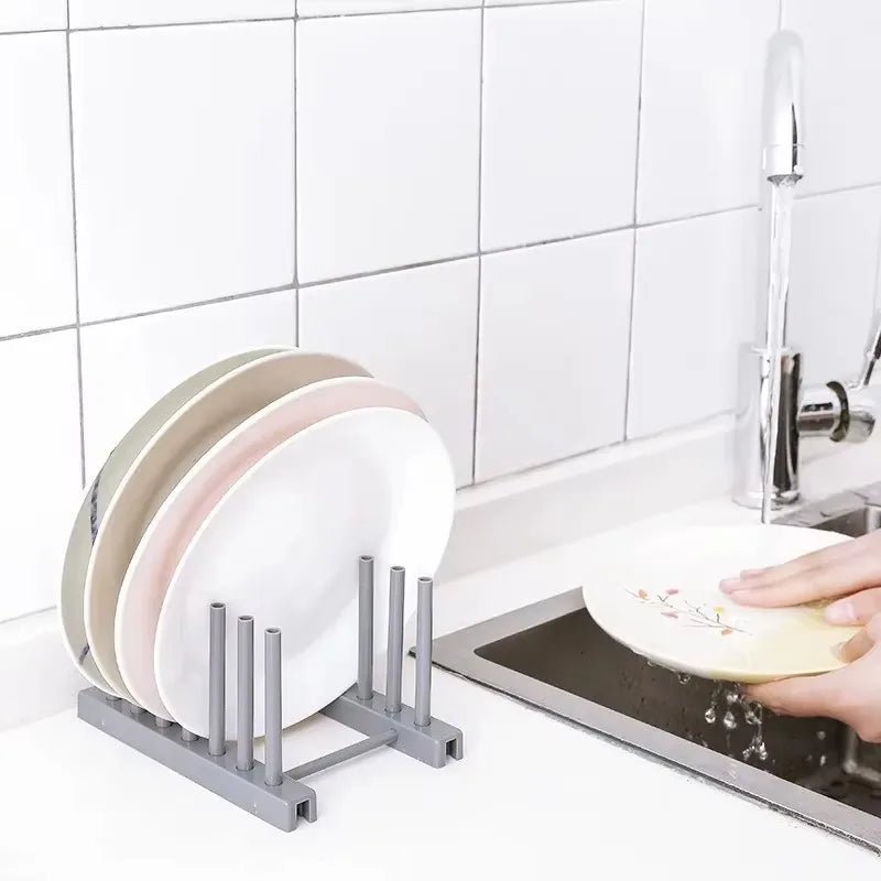 Support de Rangement pour Couvercles et Ustensiles de Cuisine - Organisateur Vertical en Acier Inoxydable - Cuisine Chez Nadine