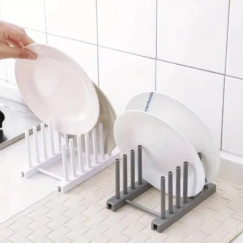 Support de Rangement pour Couvercles et Ustensiles de Cuisine - Organisateur Vertical en Acier Inoxydable - Cuisine Chez Nadine