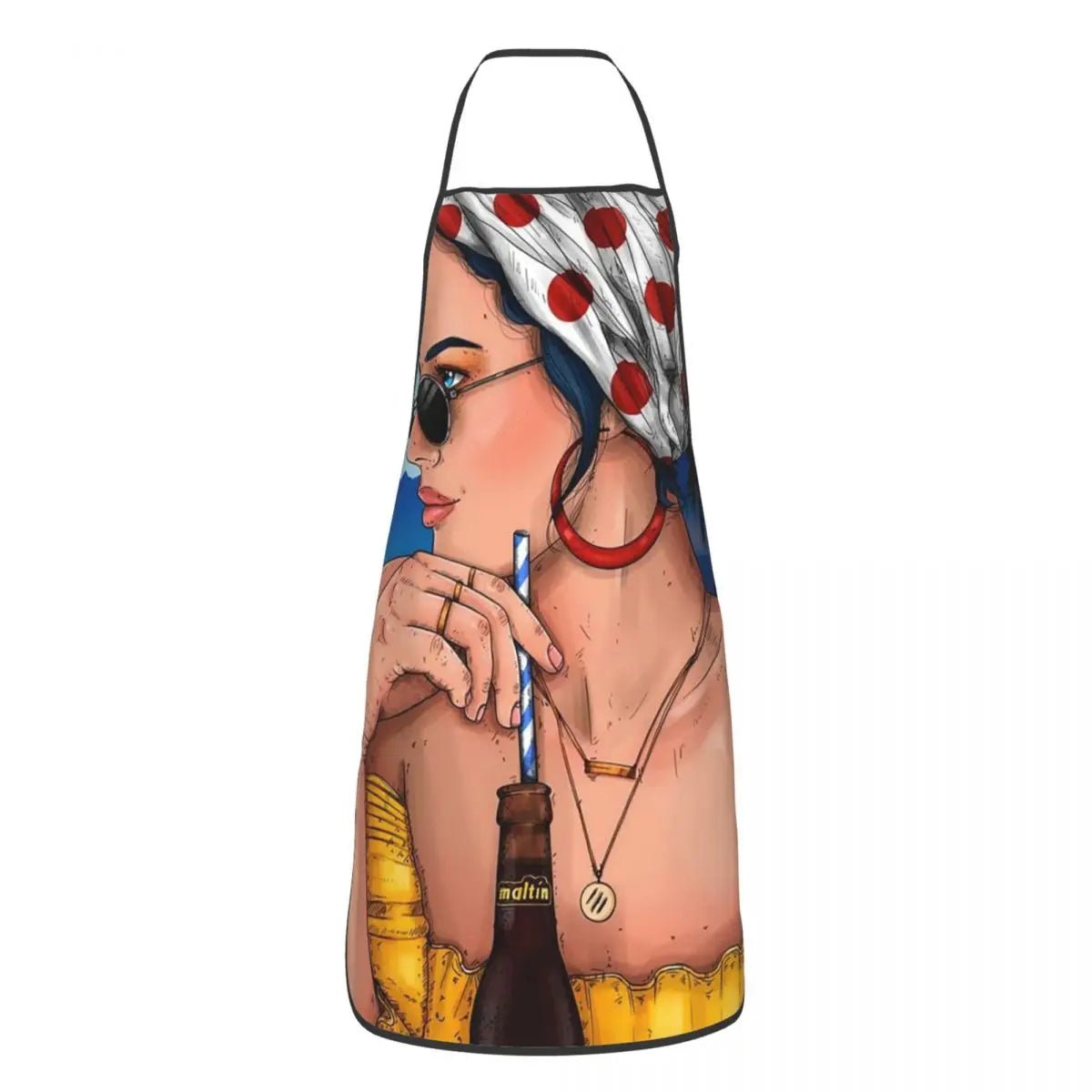 Tablier Arepas Venezuela en PVC - Tablier de Cuisine sans Manches pour Homme et Femme - Cuisine Chez Nadine