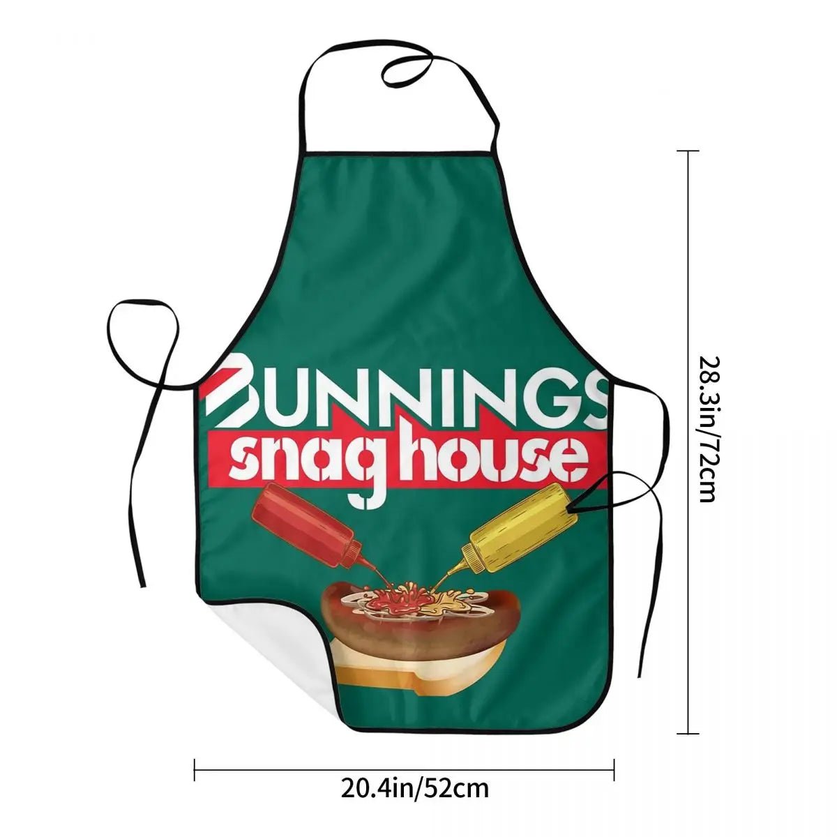 Tablier Bunnings Snaghouse en PVC - Tablier sans Manches pour Cuisine, Nettoyage et Jardinage - Cuisine Chez Nadine