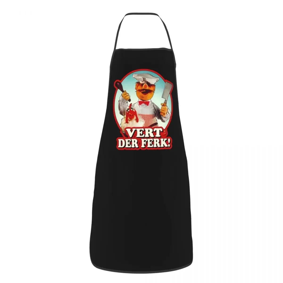 Tablier Chef Suédois Muppet Show - Tablier de Cuisine Unisexe en Tissu Oxford pour Homme et Femme - Cuisine Chez Nadine