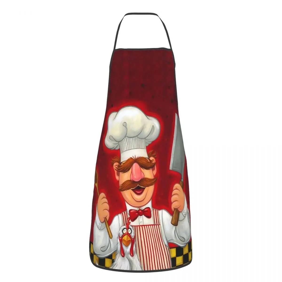 Tablier Chef Suédois Muppet Show - Tablier de Cuisine Unisexe en Tissu Oxford pour Homme et Femme - Cuisine Chez Nadine