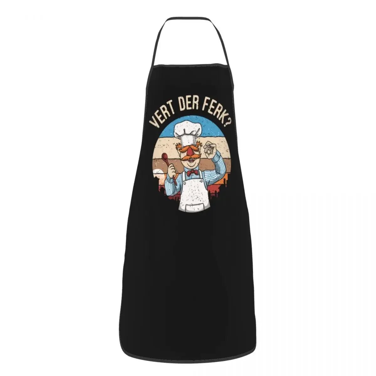Tablier Chef Suédois Muppet Show - Tablier de Cuisine Unisexe en Tissu Oxford pour Homme et Femme - Cuisine Chez Nadine