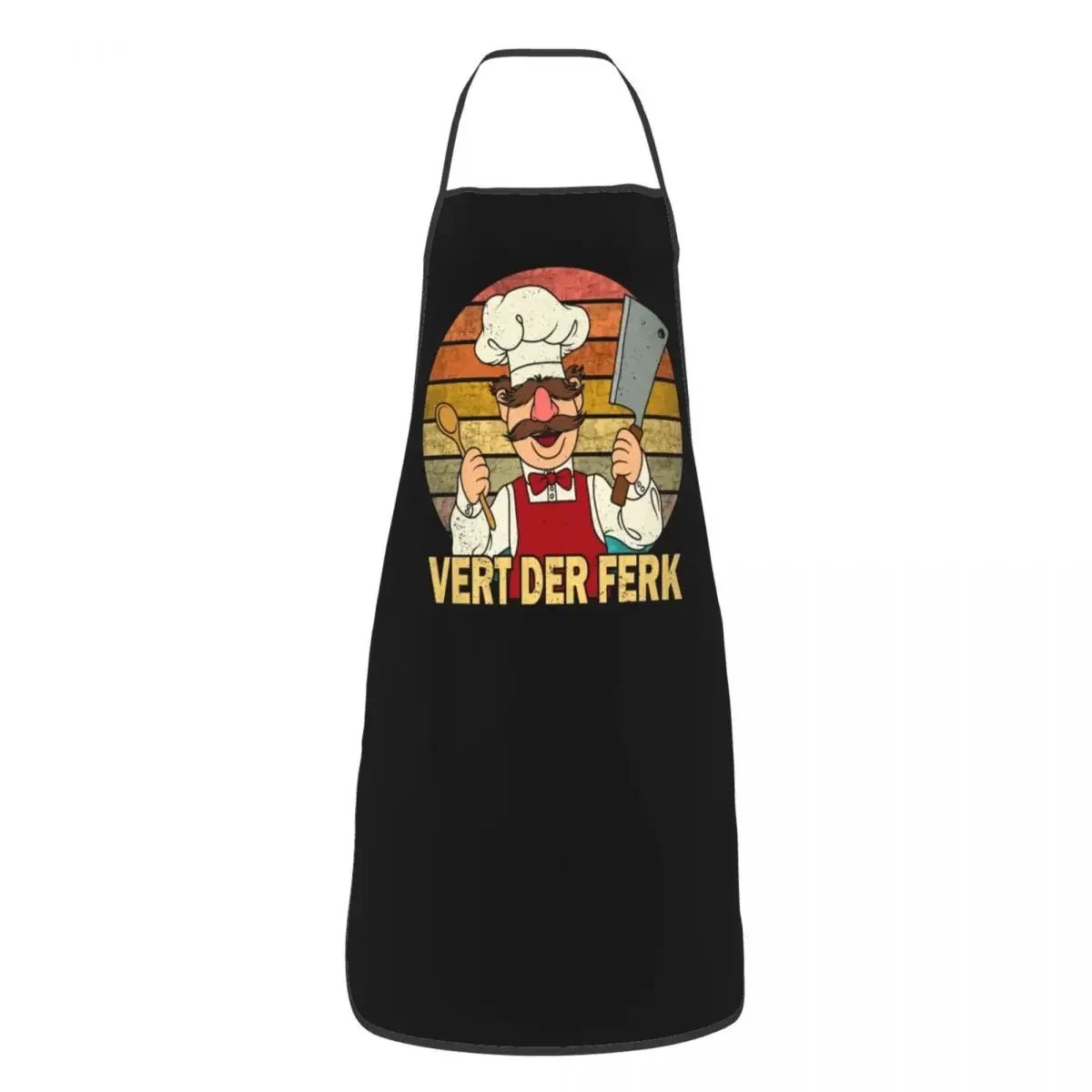 Tablier Chef Suédois Muppet Show - Tablier de Cuisine Unisexe en Tissu Oxford pour Homme et Femme - Cuisine Chez Nadine