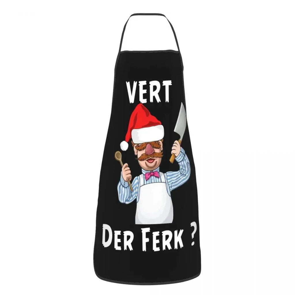 Tablier Chef Suédois Muppet Show - Tablier de Cuisine Unisexe en Tissu Oxford pour Homme et Femme - Cuisine Chez Nadine
