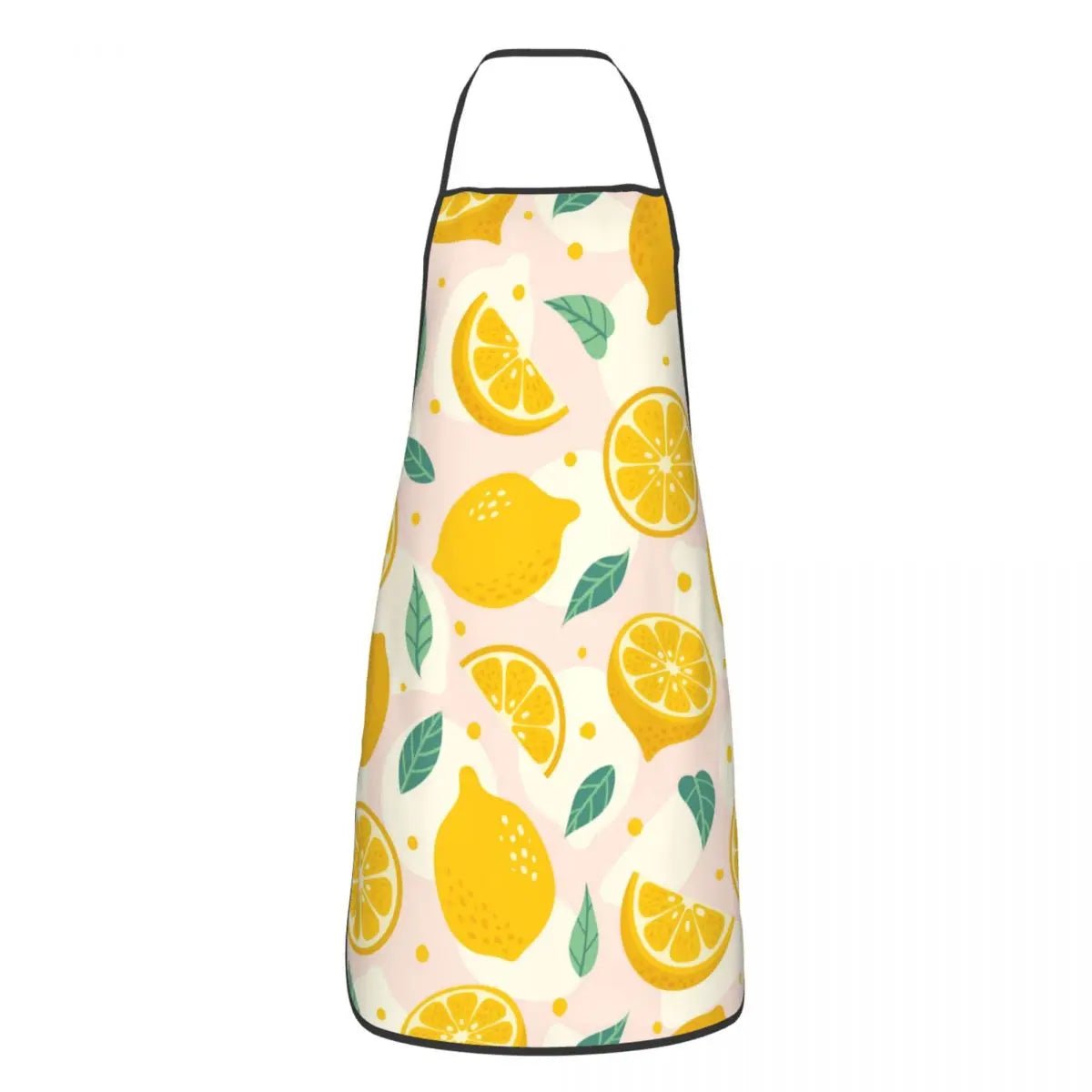 Tablier Citrons Jaunes Été - Tablier de Cuisine Unisexe Motif Fruits Personnalisé - Cuisine Chez Nadine