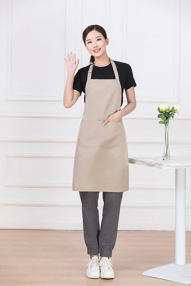 Tablier de cuisine ajustable avec poches pour femmes et hommes, tablier de chef, tablier de table, tablier de cuisine. - Cuisine Chez Nadine