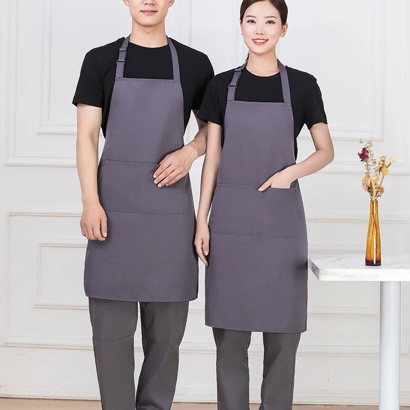 Tablier de cuisine ajustable avec poches pour femmes et hommes, tablier de chef, tablier de table, tablier de cuisine. - Cuisine Chez Nadine