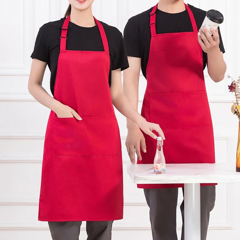 Tablier de cuisine ajustable avec poches pour femmes et hommes, tablier de chef, tablier de table, tablier de cuisine. - Cuisine Chez Nadine