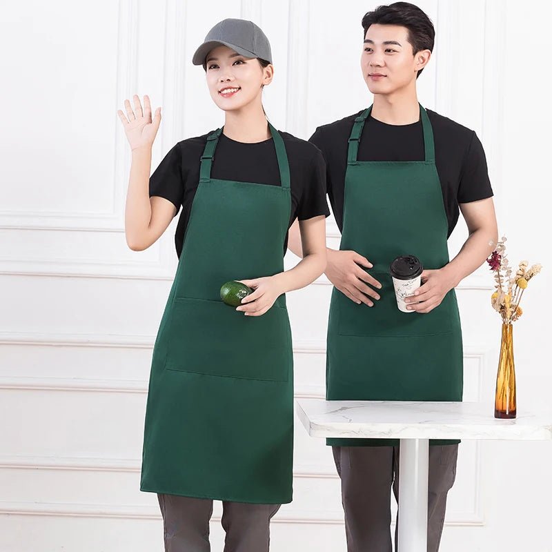 Tablier de cuisine ajustable avec poches pour femmes et hommes, tablier de chef, tablier de table, tablier de cuisine. - Cuisine Chez Nadine